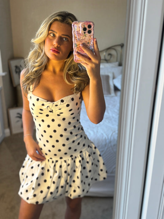 Polka Dot Mini Dress